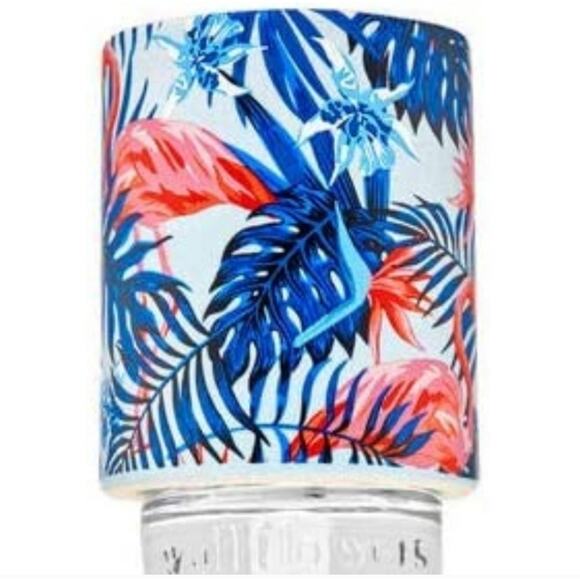 FLAMINGO & PALMS CERAMIC WALLFLOWER PLUG BY BATH AND BODY WORKS - Picture 3 of 3